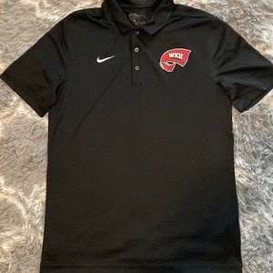 WKU Nike Black Polo